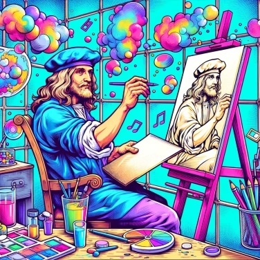 Explain why Leonardo da Vinci wrote in mirror writing?