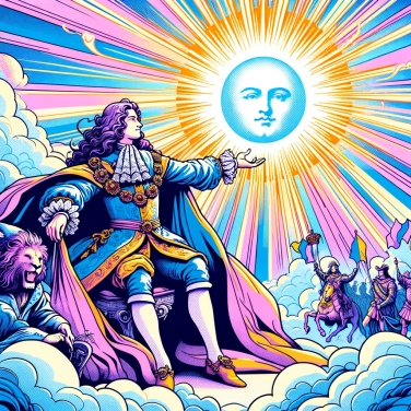 Explain why Louis XIV of France, nicknamed the Sun King, chose the sun as a symbol of his absolute monarchy?