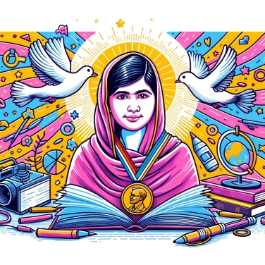 Explain why Malala Yousafzai received the Nobel Peace Prize at only 17 years old.