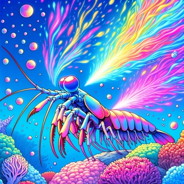 Explain why mantis shrimp can see colors invisible to us.