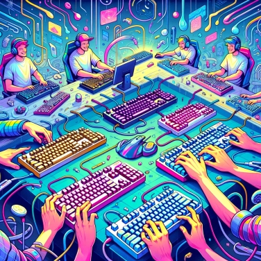 Explain why mechanical keyboards are highly prized by professional video game players.
