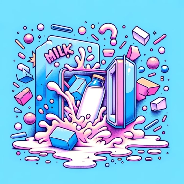 Explain why milk cannot be frozen?