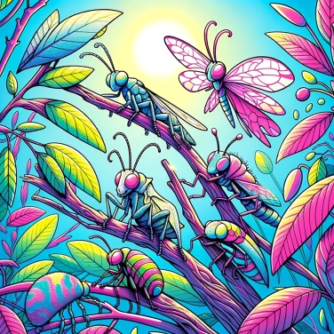 Explain why mimicry allows certain insects to camouflage themselves?