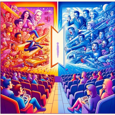 Explain why movie posters are often more attractive than the film itself.