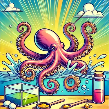 Explain why octopuses use their arms for complex tasks?