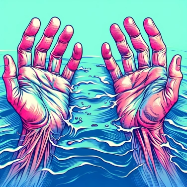 Explain why our fingers wrinkle after a long bath?