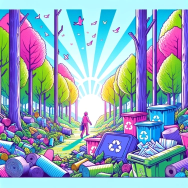 Explain why paper recycling helps preserve forests.