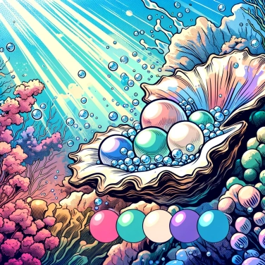 Explain why pearl oysters produce pearls?
