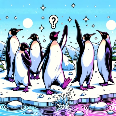 Explain why penguins do not get cold feet on the ice.