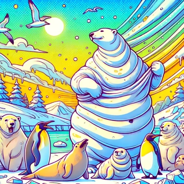 Explain why polar animals have a thick layer of fat?