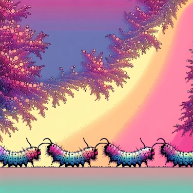 Explain why processionary caterpillars move forward in a single file?
