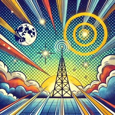 Explain why radio waves can travel further at night?