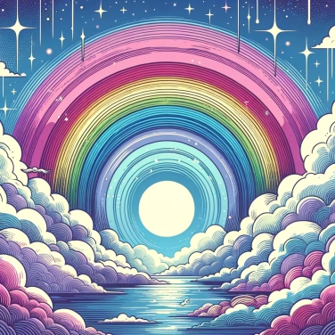 Explain why rainbows can sometimes form complete circles?