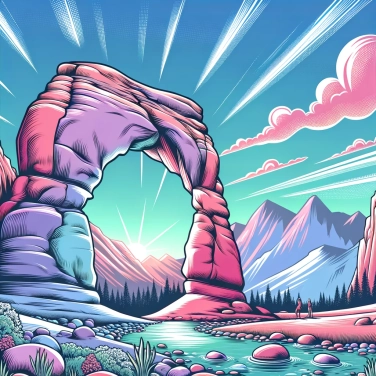 Explain why rock formations in the shape of an arch are so rare in nature.