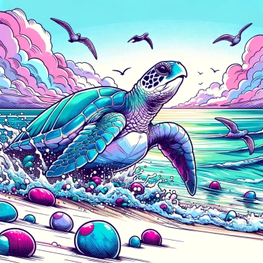 Explain why sea turtles return to nest on the same beach every year?