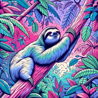 Explain why sloths move so slowly?
