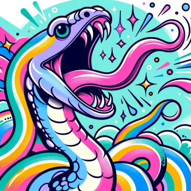 Explain why snakes have forked tongues?