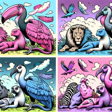 Explain why some animals change their skin or feathers depending on their environment.