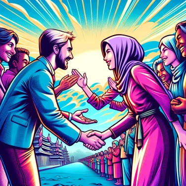 Explain why some cultures consider greetings by bowing the head instead of shaking hands?