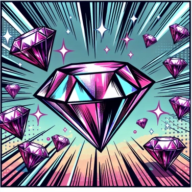 Explain why some diamonds shine more intensely than others?