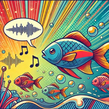 Explain why some fish can produce sounds?
