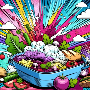 Explain why some foods are better reheated the next day?