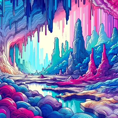 Explain why some geological caves form in limestone areas?