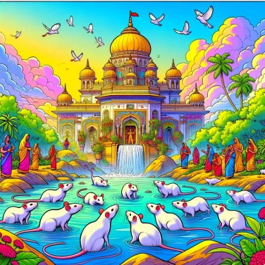 Explain why some Indian temples are dedicated to sacred rats?