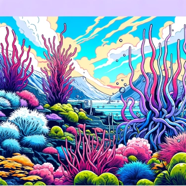 Explain why some marine algae can survive in extreme conditions?
