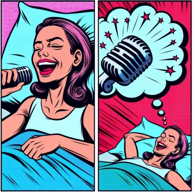 Explain why some people talk in their sleep?