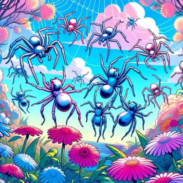 Explain why some species of spiders dance to attract a mate?