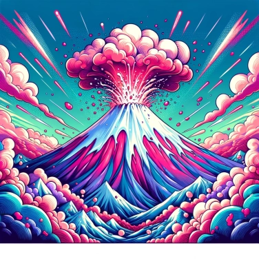 Explain why some volcanoes have a perfect conical shape ?