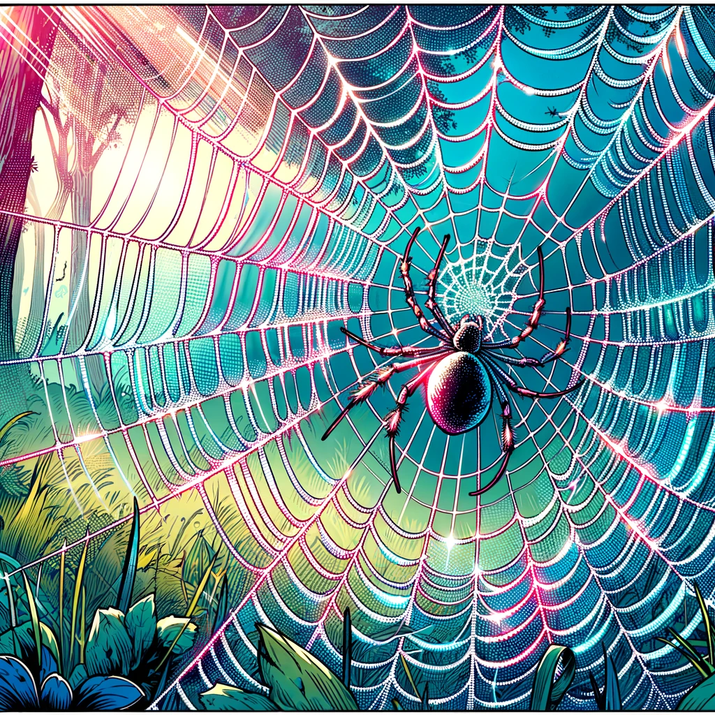 Explain why spiders weave such strong webs?