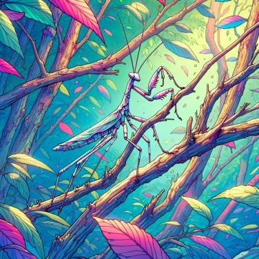 Explain why stick insects perfectly mimic the appearance of branches to camouflage themselves?