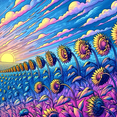Explain why sunflowers follow the sun's trajectory throughout the day?