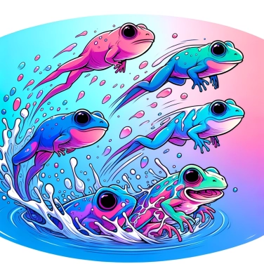 Explain why tadpoles transform into frogs?