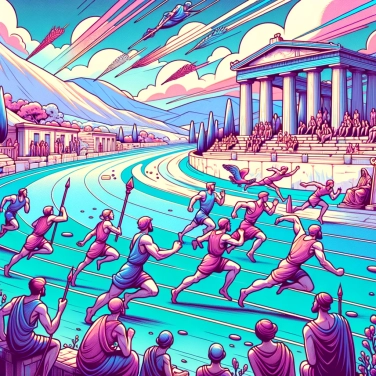 Explain why the ancient Greeks organized the Olympic Games.