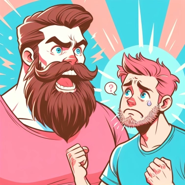 Explain why the beard grows faster in some men?