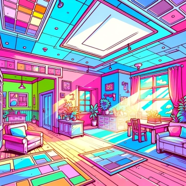Explain why the ceiling is usually white.