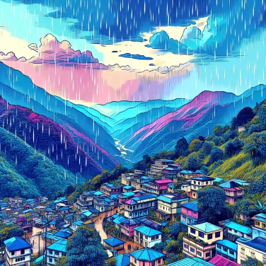 Explain why the city of Cherrapunji (in India) records extraordinary levels of precipitation?