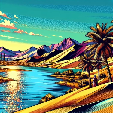 Explain why the city of Kish (in Iran) is called the Pearl of the Gulf despite a desert climate?