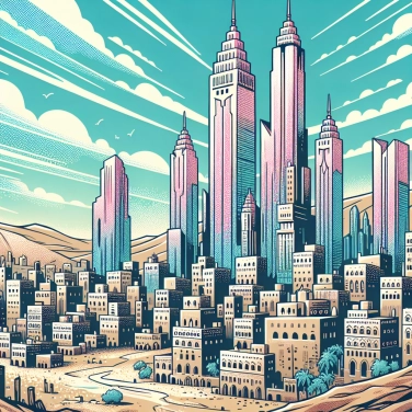 Explain why the city of Shibam (in Yemen) is nicknamed the Manhattan of the desert?