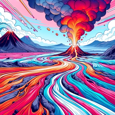 Explain why the color of lava changes from white to red?