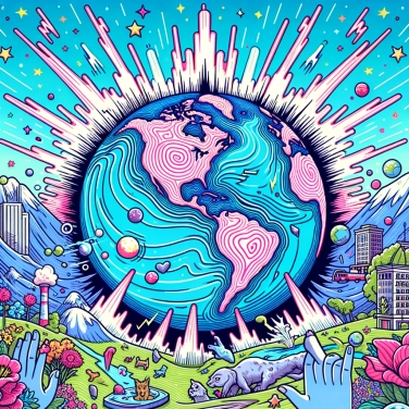 Explain why the Earth sometimes experiences lithospheric tremors in non-seismic areas.