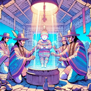 Explain why the Incas practiced the ritual of mummifying children?