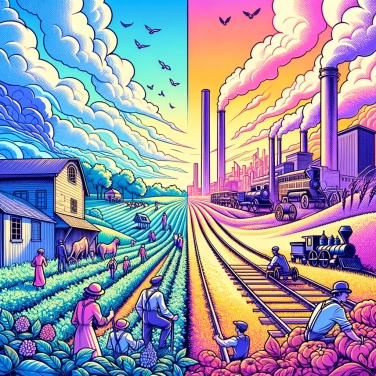 Explain why the Industrial Revolution radically transformed society.