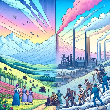 Explain why the Industrial Revolution radically transformed society.