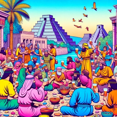 Explain why the inhabitants of ancient Mesopotamia consumed beer on a daily basis?