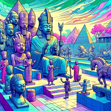 Explain why the Kingdom of Benin was famous for its bronze sculptures.