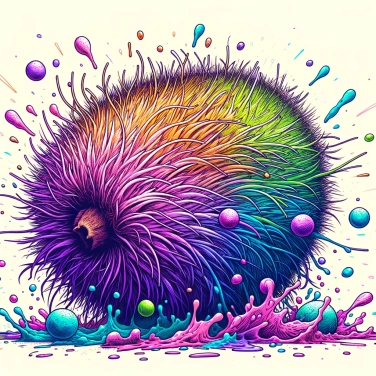 Explain why the kiwi is covered in hair?